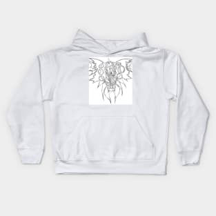 Ink moth of another world Kids Hoodie